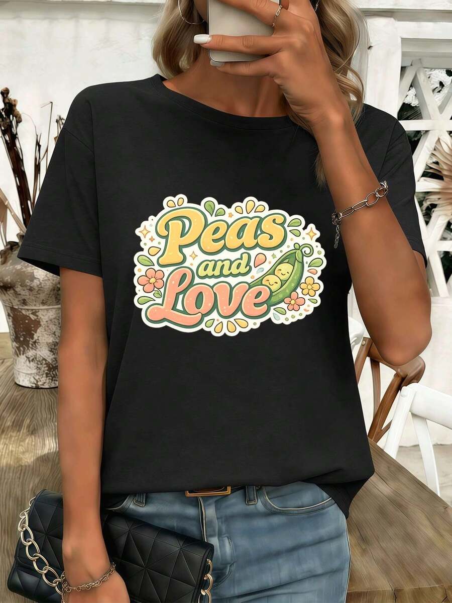 Women T-Shirts - Black - View 1