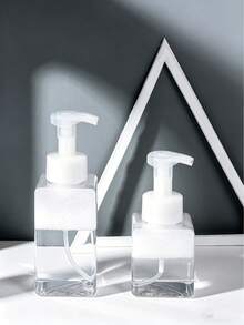 1 pezzo Bottiglia in schiuma riutilizzabile, Bottiglia a pressione manuale, Dispenser di sapone in schiuma, Adatto per detergente per il viso, Lavaggio delle mani, Shampoo, Residui di sapone, Stoccaggio in bagno, Bagnoschiuma, Dimensioni portatili - bottiglia schiumogena - Visualizzare 7