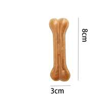 Que que gặm cho thú cưng 8cm, 4 que/gói - Dành cho chó nhỏ/trung bình, đồ chơi xương bền lâu, đồ chơi gặm cho thú cưng, que gặm làm sạch răng cho chó. - Màu Khaki - Xem 4