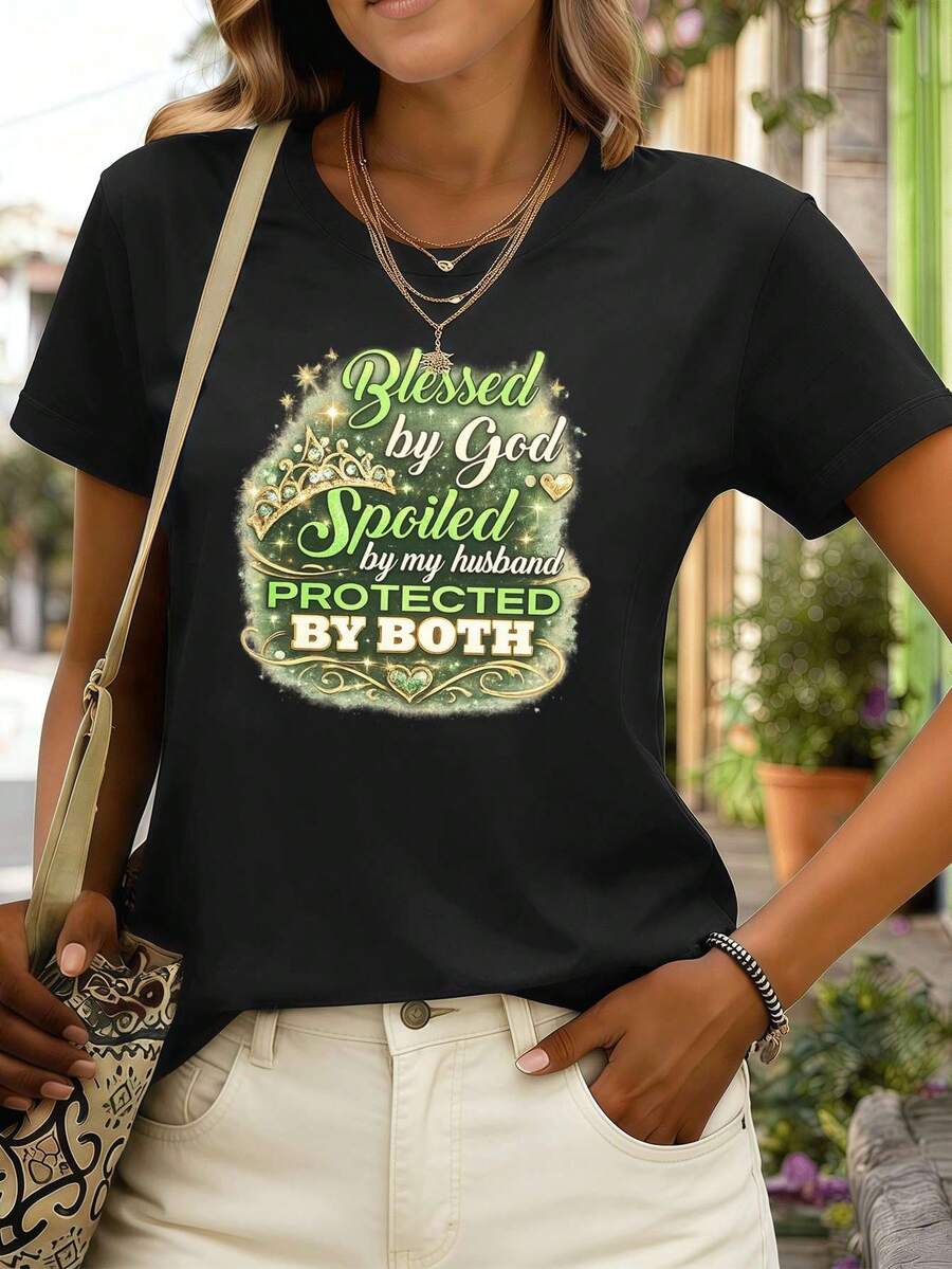 Women T-Shirts - Black - View 1