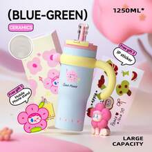 1PC 40oz Stainless Steel Insulated Car Cup, Large Capacity, With Handle, Easy To Carry, Meet Daily Use Needs, Available In A Variety Of Colors, Is A Good Choice For Personal Use Or As A Gift, Holiday Gift, Beautiful And Practical - Multicolor 2 - View 18