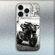 Funda de teléfono Car Bike K-Kawasakis compatible con  16,15,14,13,12,11,Mini,Pro,MAX, cubierta blanca mate a prueba de golpes, funda compatible con  17 Pro Max, funda  17 Pro, funda  17, funda  16, funda  16 Pro Max, funda  15 - z7 - Ver 2