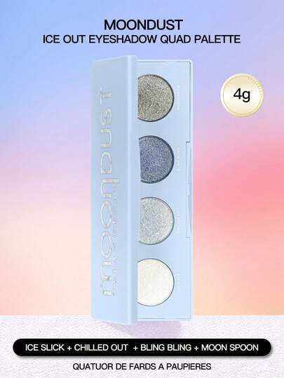Urban Decay Paleta de sombras de ojos de 4 colores Moonlight Snow / Paleta de sombras de ojos de 4 colores Moonlight Galaxy Cowgirl