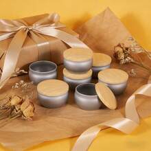 47-Piece Deluxe Set! 8 Metal-Lid Candle Jars, Essential For DIY Projects, Includes Empty Jars, Wicks, Sticks, And Stickers – The Perfect Gift Choice. - Multiple Styles - View 5