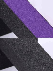 1/3/5/10/20片装指甲抛光块，100/180目中/细砂海绵指甲锉，适用于亚克力指甲、凝胶指甲油指甲，专业修脚美甲抛光套装 - 彩色 - 查看 4