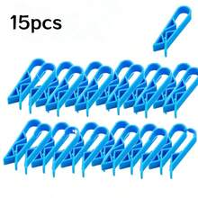 5/15/25/35Pcs Trash Can Trash Bag Fixing Clips Anti-Slip Anti-Fall Trash Bag Clips Home Kitchen Bathroom Creative Trash Bag Fixing Clips - Blue - View 21