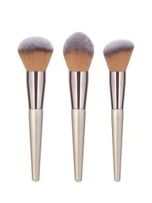 30 piezas Juego de brochas de maquillaje, aplicación rápida, textura amigable con la piel, ideal para principiantes - Multicolor - Ver 9