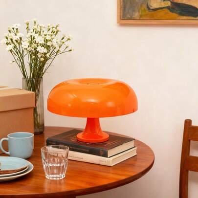Modern Minimalist Mushroom Desk Lamp, USB Powered LED Night Light Suitable For Bedroom And Living Room Decor