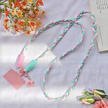 1pc Polyester Long Phone Lanyard - Detachable Hook Crossbody Strap Suitable For Outdoor Sports, Travel And Daily Use - Anti-Loss Shoulder Strap, Sports Accessory, Durable Polyester Material - Multicolor - View 20