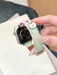 1条纤薄表带，兼容 42mm、38mm、40mm、41mm、44mm、45mm、46mm、49mm，时尚智能手表替换表带，适用于Series Ultra2、Ultra SE2、SE 11、10、9、8、7、6、5、4、3、2、1，女士款，可作为学生返校礼物 - 彩色 - 查看 3