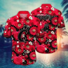Cincinnati Bearcats  Hawaiian Shirt For This Summer Customize Shirt Any Team - Multicolor - View 1