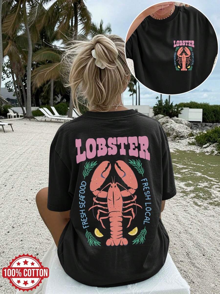 Women T-Shirts - Black - View 1