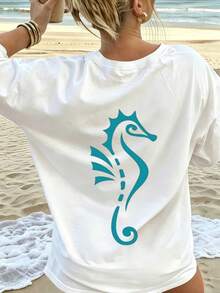 Women T-Shirts - White - View 2
