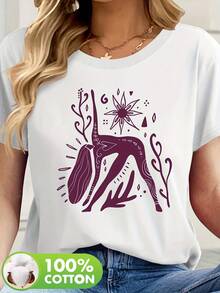 Women T-Shirts - [White] - View 12