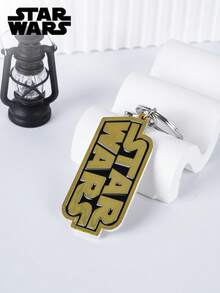 StarWars 1PC Star Wars Officially Licensed Metal Keychain Featuring 4 Styles Logo Grogu Mandalorian And Boba Fett Helmet 3D Designs Bag Charm Accessory For Daily Use And Collection Ideal Gifts For Star Wars Fans - B - View 15