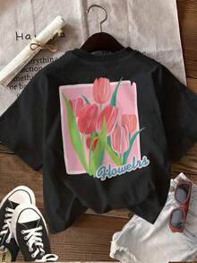 Women T-Shirts - Black - View 12