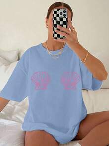 1pcs Custom Mermaid Bachelorette Shirt  Last Toast On The Coast Bachelorette Coastal Bachelorette Bikinis And Martinis Last Splash,Plus-Size Fashion T-Shirt - 淡藍色2 - 查看 5