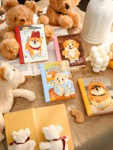 Sổ tay Mr. Paper A7 hình chú cún con đáng yêu "Awoo", sổ ghi chép dễ thương và đáng yêu dành cho học sinh. - Nhiều màu - Xem 2