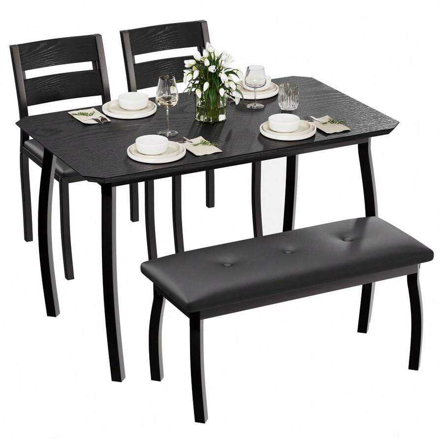 Dining Table & Chair Sets - Black - View 1