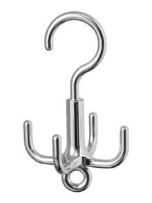 Móc treo quần áo xoay 360 độ, 4 chấu đa năng dùng để treo áo ngực, túi xách và quần áo. - Nhiều màu - Xem 10