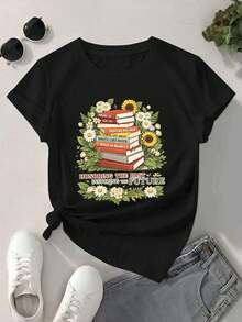 Women T-Shirts - Black - View 2