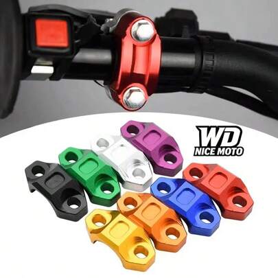 WD NICE MOTO Motorcycle CNC Clamp Cover Brake Master Cylinder Clamp For Kawasaki K T M Suzuki CB650R CB500X CB500F CB1000R CBR650R,Motorcycle ATV Hand Pressure Clutch Brake Pump CNC Fixed Aluminum Block Cover For Suzuki Kawasaki General