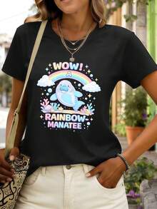 Women T-Shirts - Black - View 1