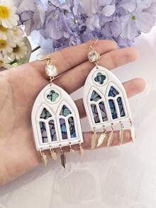 Gothic Stained Glass Window Polymer Clay Cutter Mold With High Precision Diy Handcrafted Clay Mold Tools, Precision Knife Molds - Craft Supplies - Perfect Gift For Diy Enthusiasts - Gothic Stained Glass Window - View 5
