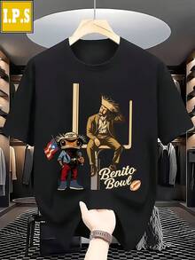 Men T-Shirts - Black - View 10