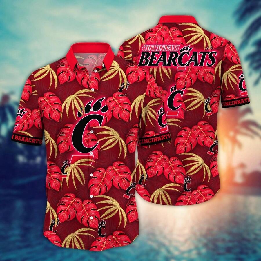 Cincinnati Bearcats Flower Hawaii Shirt For Fans Ver 23 - Nhiều màu - Xem 1