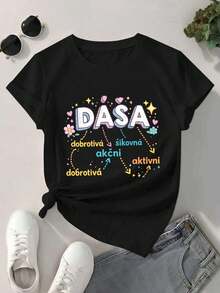 Women T-Shirts - Black - View 2