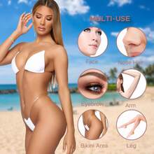 Women's Electric Shaver, 4-In-1 Rechargeable Grooming Set, Suitable For Face, Nose, Legs, And Armpits, Painless Bikini Trimmer, Portable Rechargeable Hair Shaver - Mô hình nâng cấp - Xem 5
