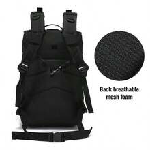 50L Tactical Backpack With Molle System, Heavy Duty Large Capacity Trekking Bag, Very Durable, Practical Backpack For Hiking - Army Green - View 4
