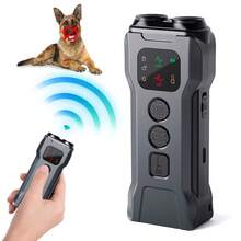 双头超声波狗狗止吠器；可充电，有效防止吠叫并训练狗狗 - 黑色 - 查看 4