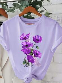 Women T-Shirts - White-2 - View 8