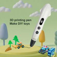 3D Printing Pen Kit For Kids & Adults, DIY Doodle Drawing Pen With 12 Colors PLA Filament Refills, Stencil Book, Project Guide & USB Cable, Creative Birthday Gift, STEM Education Craft Set - View 9