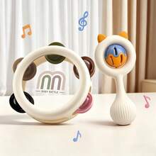 2/3pcs Baby Rattle Toy Set, Baby Grasping Rattle, Easy Grip Sensory Teether, Baby Development Learning Music Toy, Newborn Shower Birthday Gift For Boys And Girls - Multicolor - View 5