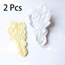 Cute Floral Bouquet Cookie Cutter Set | 3D Embossed Vase Baking Stamp, Suitable For Mother's Day Gifts And Home Decor, Adorable Spring Floral Design With Bow And Leaves, Suitable For Decorating Icing, Clay, Gum Paste And Party Favors, Ideal For Floral Enthusiasts - View 8