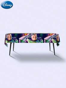 3PCS Disney Official Licensed Buzz Lightyear Woody Tablecloth Cute Cartoon Anime Peripheral Decoration Party Decoration Photo Background Decoration Prop - Style - View 2