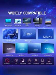 Unidad externa de CD/DVD para portátil, reproductor de DVD para portátil, quemador de CD/DVD portátil ultrafino 8 en 1 USB 3.0, compatible con portátil, ordenador de sobremesa, Apple Computer, compatible con Windows 11/10/8/7, Linux - Negro - Ver 3