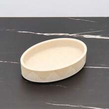 Bộ phụ kiện phòng tắm bằng nhựa kiểu trang trại hiện đại 6 món, bao gồm giá đựng bàn chải đánh răng, bình đựng xà phòng, khay, cốc và hũ đựng tăm bông. - Bộ vest họa tiết hình thoi - Xem 13