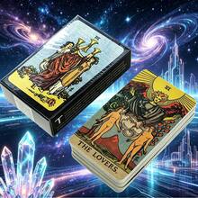 1張無邊框塔羅牌，經典三紅角保護卡，適合初學者。神祕占卜遊戲、派對遊戲 | 適合14歲以上兒童，節日禮物，口袋尺寸，卡牌遊戲，占卜卡 - 綠色 - 查看 2