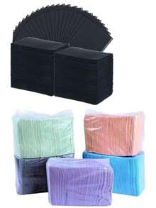 20/50/125 chiếc yếm nha khoa - Yếm trải bàn xăm, Yếm nha khoa dùng cho xăm và xỏ khuyên, Yếm cho bệnh nhân, Khăn phủ khay xăm, Yếm nha khoa 3 lớp - Nhiều màu - Xem 3