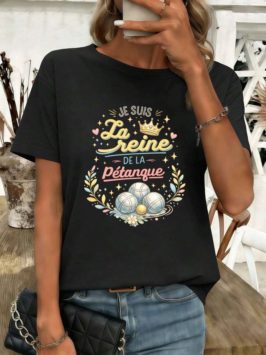 Women T-Shirts - Black - View 1