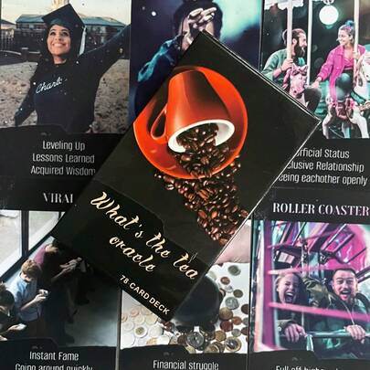 What's The Tea Situations Oracle Deck 78 Pcs Cards Tarot And Gift For Friends
