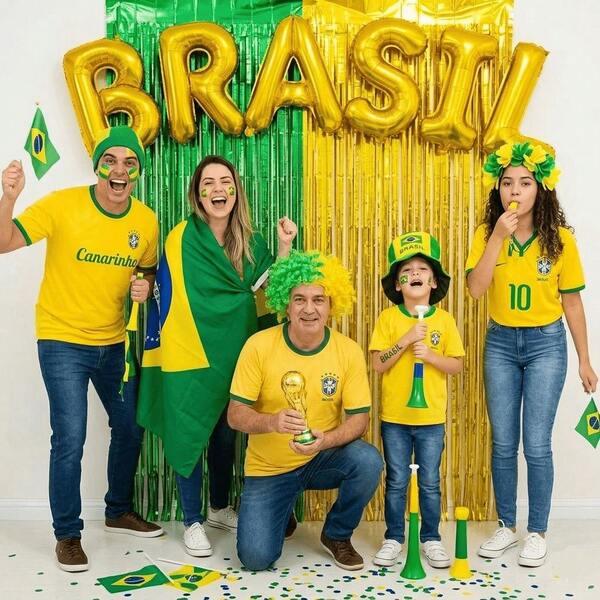 Decoração Completa Brasil Copa do Mundo – Festa Futebol