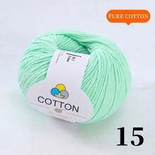 50g/Ball 8-Ply 100% Cotton Yarn, Vibrant Colors, Pill-Resistant, Shrink-Resistant, Suitable For Sweaters, Bags, Cushions And Intimate Wear - Yarn - View 22