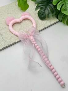 New Beaded Twist Stick Bowknot Wand, Handmade DIY Decor, Holiday Party Photo Prop - Multicolor - View 7