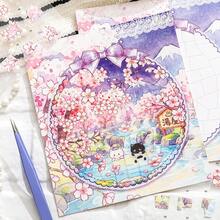 Cute Lazy Cat Mini DIY Korean Style Scene Stickers Scrapbook Supplies Scrapbooking - Sticker - View 6