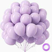 50 piezas de globos de látex metálicos con cintas de 5/10/12 pulgadas, ideales para boda, cumpleaños, graduación, revelación de género, baile de graduación. Incluye 1 cinta extra, Día de vuelta a clases, Día de San Valentín - Multicolor - Ver 83